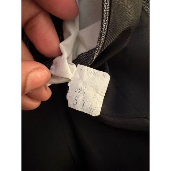 Vintage Nino Cerruti Men's Gray Wool Blazer Size L Formal 1 Piece - Picture 15 of 16